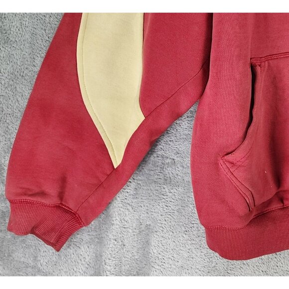 Florida State Seminoles Hoodie Mens XL Red Distressed College Football Sweater - Picture 9 of 12